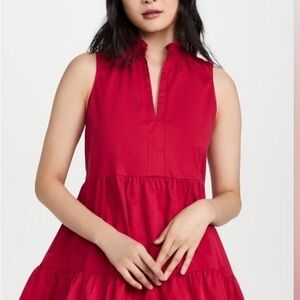 Amanda Uprichard Vibrant Red Mini Dress